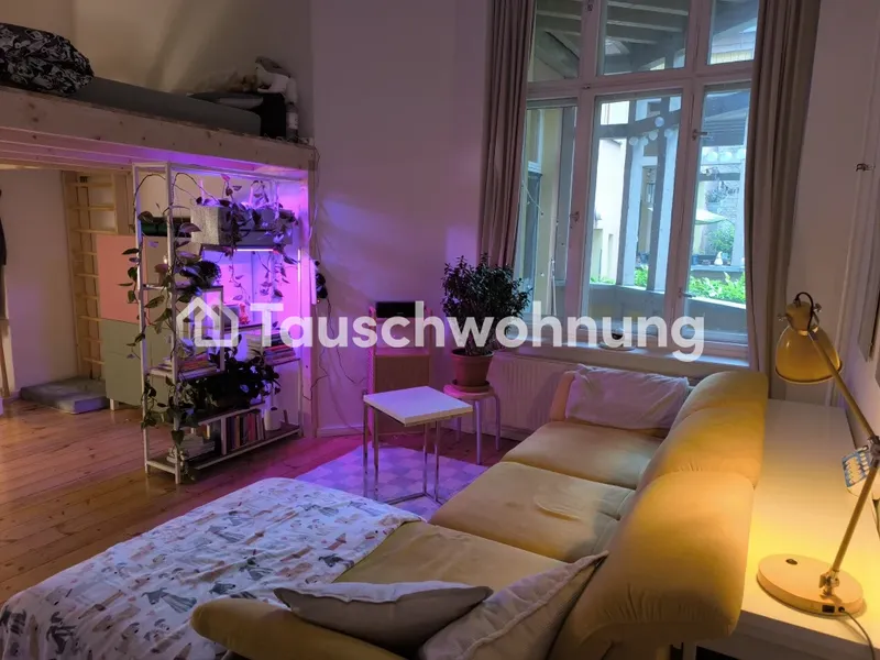 Tauschwohnung: Großzügige 1 Raum Wohnung, großer Balkon — photo 1
